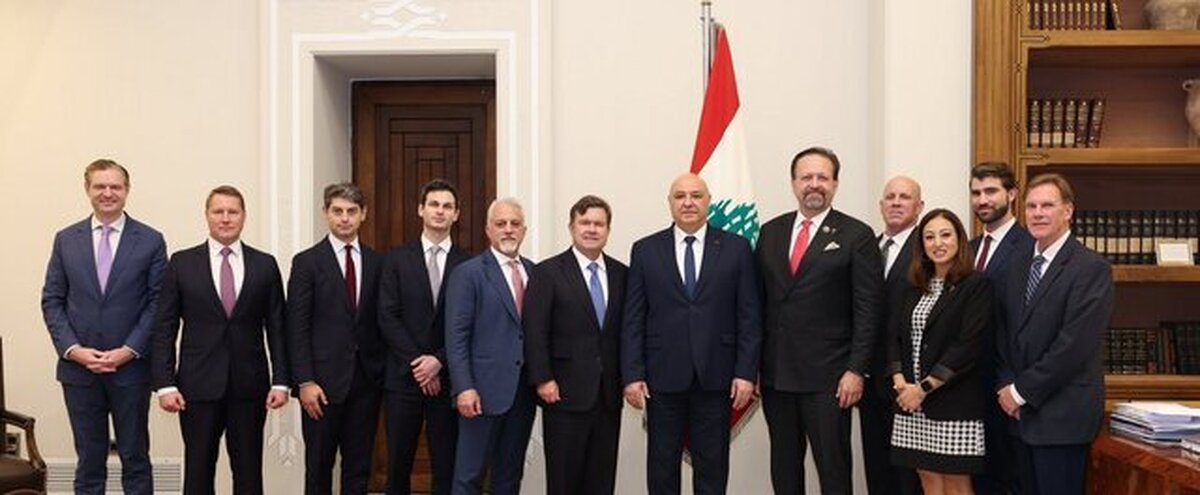 رئیس جمهور لبنان با هیئت آمریکایی دیدار کرد