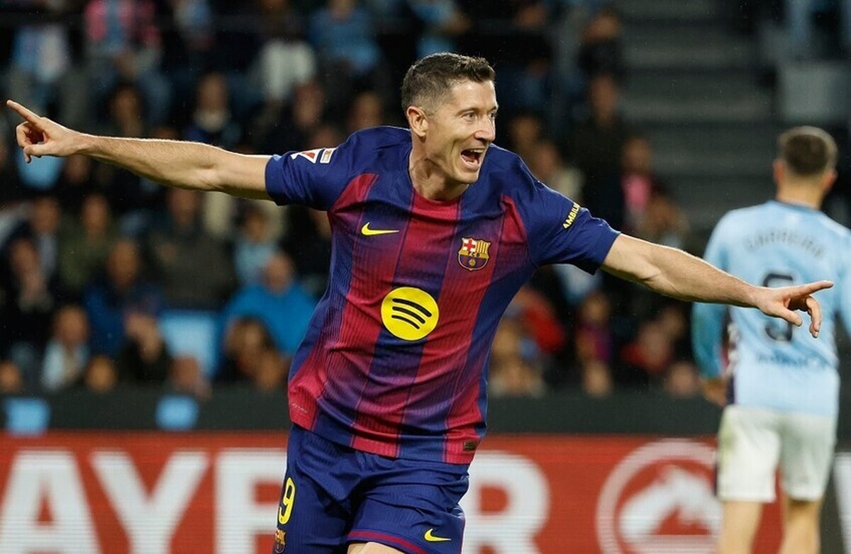 دومین هت تریک در ۸۰ سال... لواندوفسکی به آمار قابل توجهی دست یافت