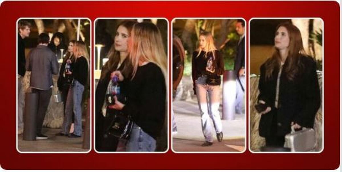 دیت دوستانه، اما رابرتس و اشلی بنسون همراه همسرانشان