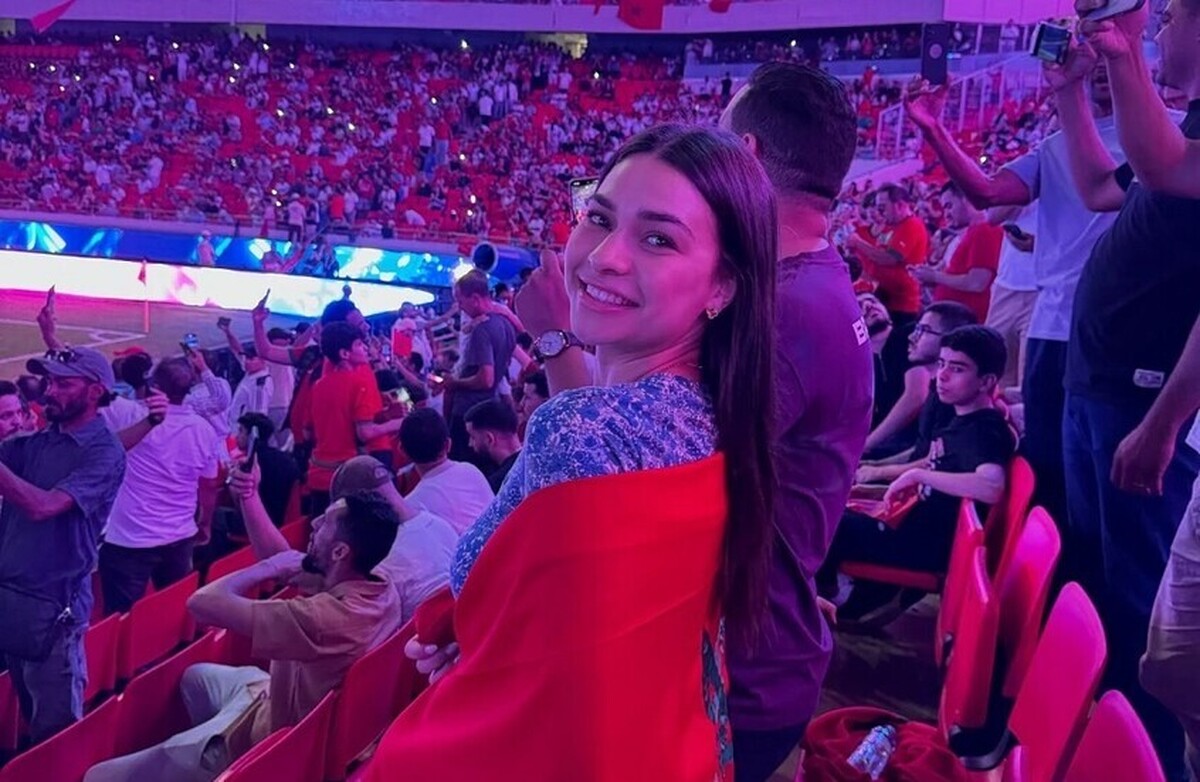 عکس| واکنش همسر یاسر الزبیری پس از قهرمانی مراکش در جام جهانی زیر ۲۰ سال فیفا