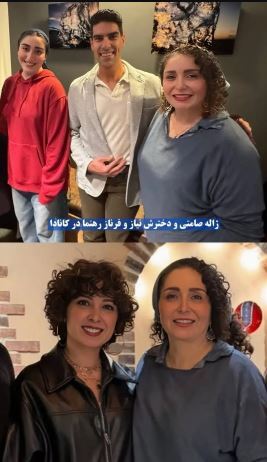 شباهت ژاله صامتی و دخترش در یک قاب/مادر و دختر کیوت سینما!