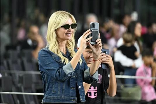 حضور غرورآفرین نوه‌های ترامپ در کنار مسی