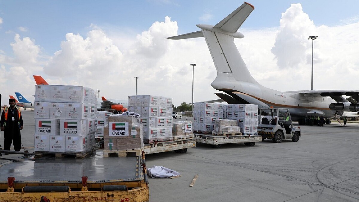 امارات پنجمین محموله کمک‌های بشردوستانه را به افغانستان ارسال کرد