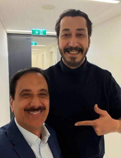 وقتی مسیر خبر و بازیگری به هم می‌رسند! /بهرام افشاری و حمید معصومی‌نژاد در یک قاب