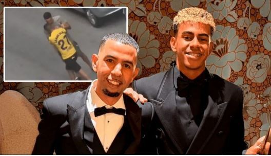 پدر ۳۵ ساله لامینه یامال با زنی همسن فرزندش نامزد کرد!