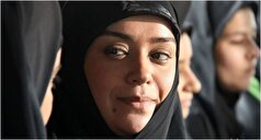 تصویر شکار شده از الهام چرخنده در دیدار با آیت الله خامنه‌ای