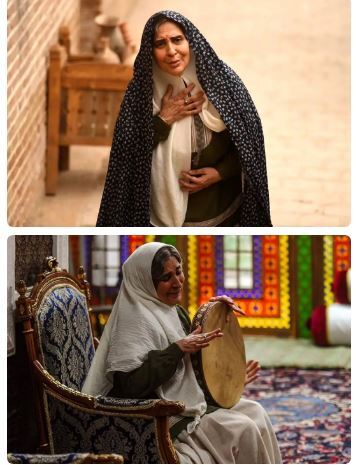 مرجانه گلچین در پشت صحنه سریال بامداد خمار