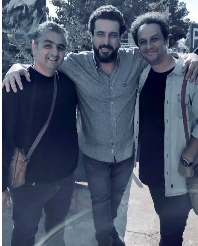 سام درخشانی و محسن کیایی در پشت صحنه فیلم جیمز باند