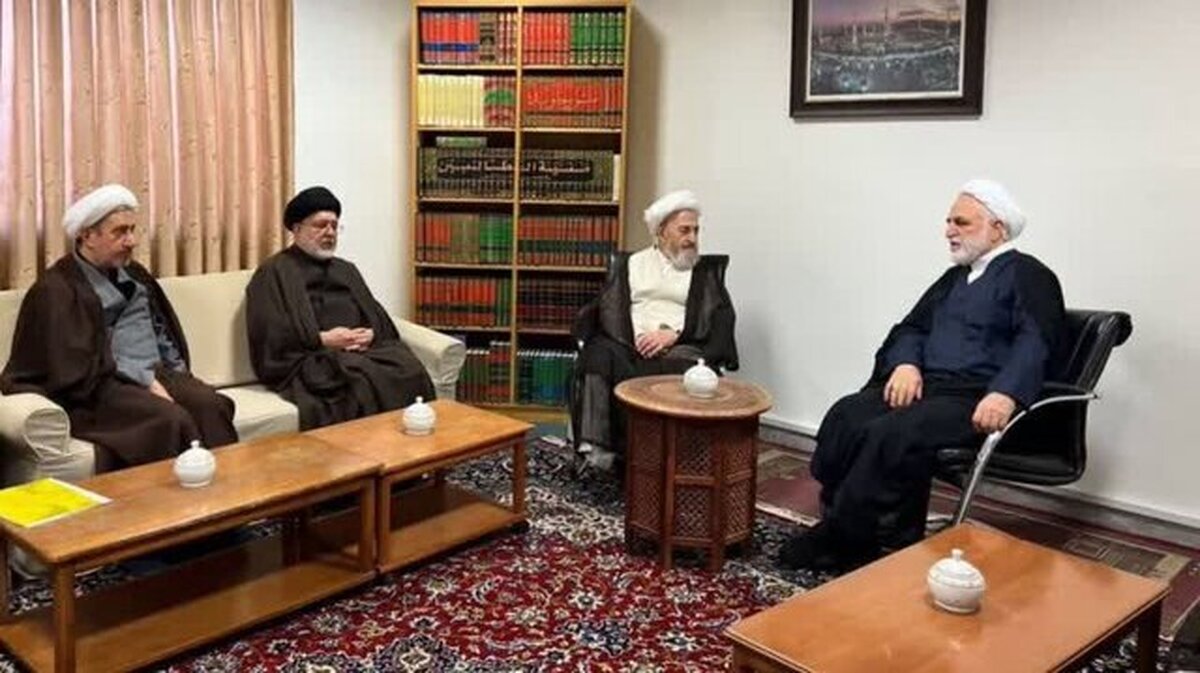 رئیس قوه قضائیه با آیت‌الله سبحانی دیدار کرد