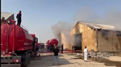 آتش‌سوزی در انبار مجاور محل نگهداری صندوق‌های رأی در نجف