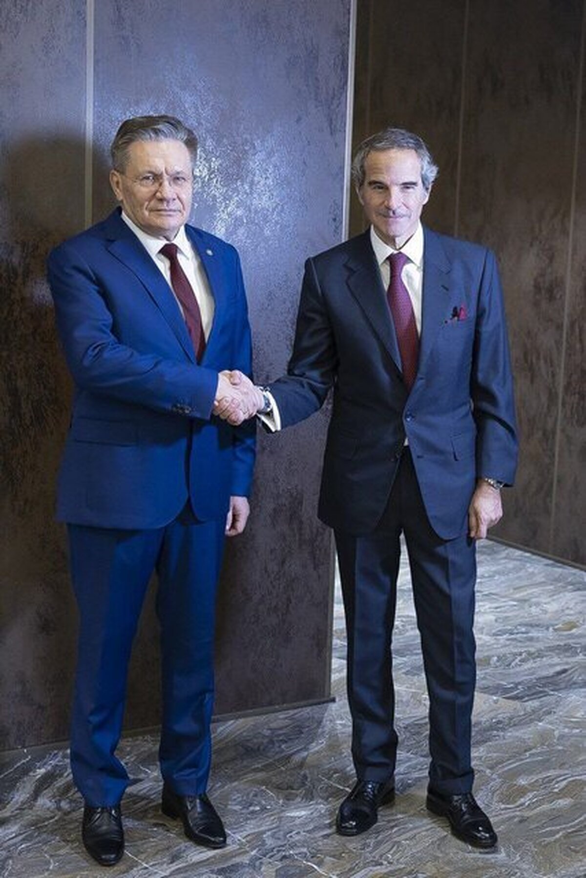 رایزنی‌های بسیار نزدیک و مهم گروسی با مدیر شرکت روس‌اتم