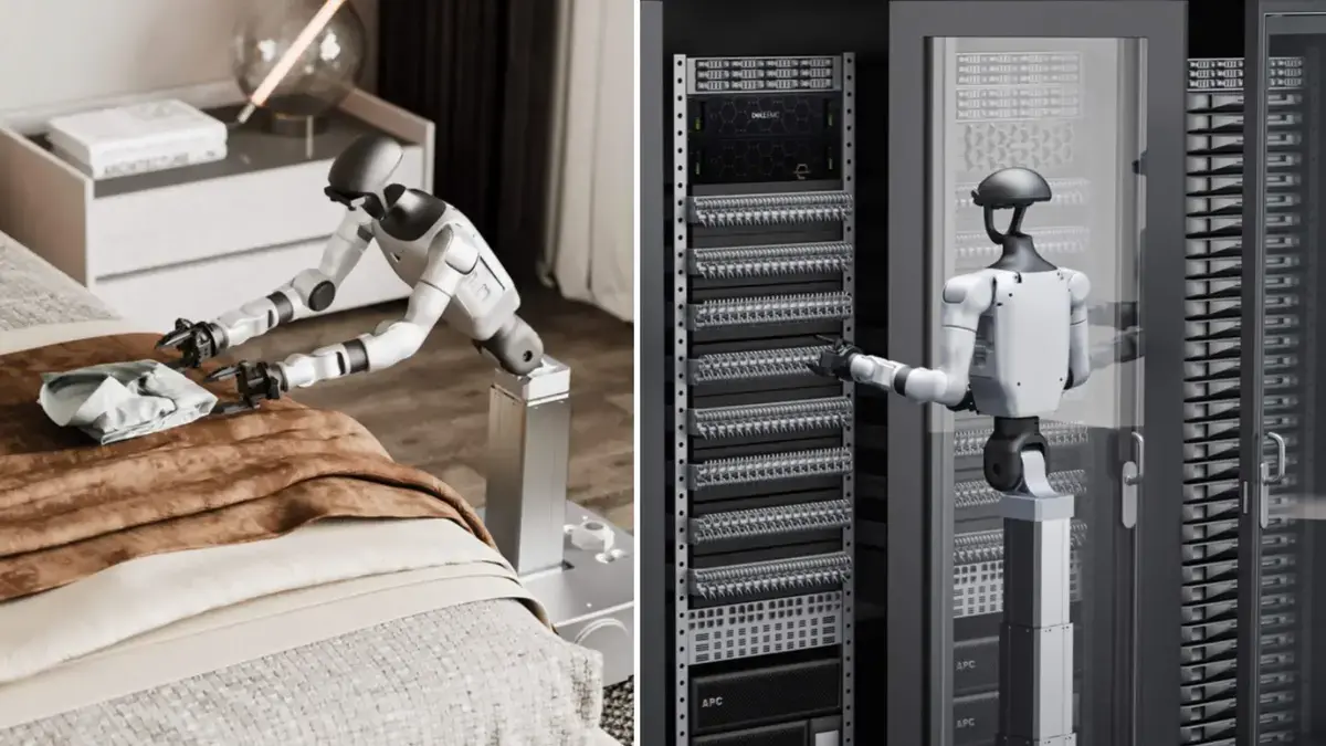 رونمایی از نخستین ربات انسان‌نمای چرخ‌دار!