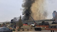 حریق گسترده در کارخانه کارتن‌سازی مورچه‌خورت با ۸ مصدوم