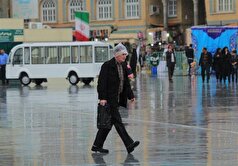 احتمال بارش باران در قم