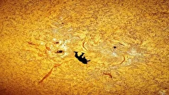 یک تصویر ثبت شده از سقوط روی خورشید!