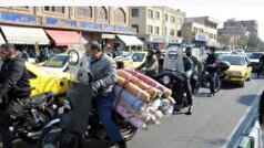 اعمال قانون ۹۵۰۰ موتورسیکلت به دلیل حمل بار نامتعارف