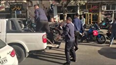 سد معبر در خیابان فردوسی تهران معضل اهالی و کسبه شد