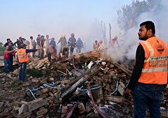 ۷ کشته در انفجار کارگاه فشفشه سازی در جنوب پاکستان