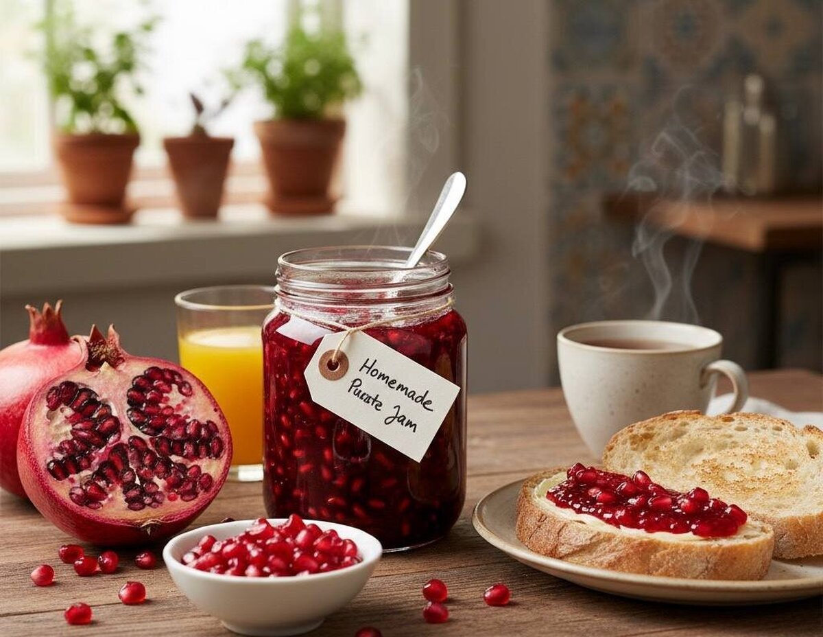 صفر تا صد تهیه مربای انار با رنگ و لعاب هوس انگیز