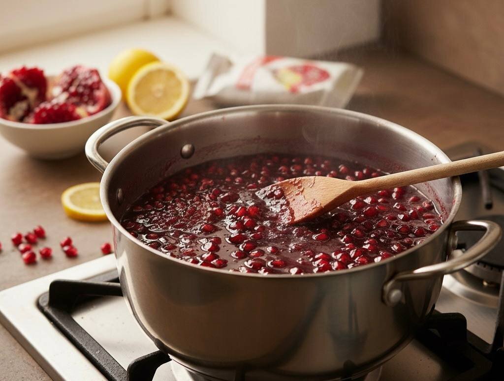 صفر تا صد تهیه مربای انار با رنگ و لعاب هوس انگیز صفر تا صد تهیه مربای انار با رنگ و لعاب هوس انگیز