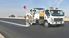 طرح خط کشی آزاد راه قم- کاشان آغاز شد