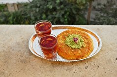 رسپی کنافه با شربت زعفرانی داغ، یک عصرانه دلچسب برای پاییز