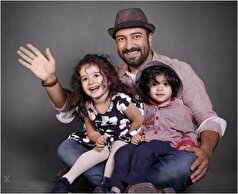 سنگ تمام مجید صالحی برای تبریک روز زن به همسر عزیزش+عکس