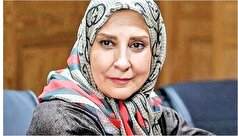 نگاهی به گریم متفاوت و بامزه مرجانه گلچین در کار جدیدش/چقدرم حرفه‌ای گریم شده! +عکس