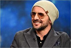 دور دور شبانه امین حیایی با موتور سیکلت خفن و گنگستری اش! /چه تیپ تینیجریی هم زده!