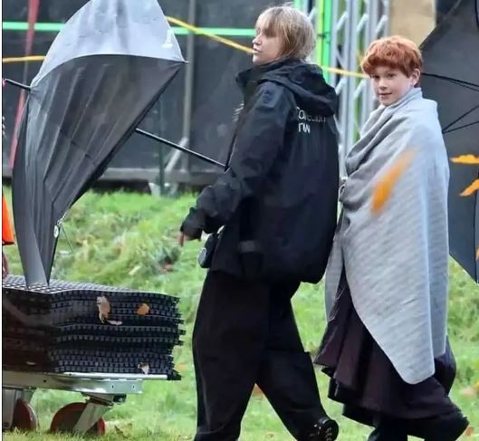 تصاویر لو رفته از پشت صحنه تولید و فیلم‌برداری سریال هری پاتر