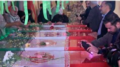 ارومیه با حضور پیکر ۶ شهید گمنام عطرآگین شد