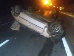 آمار مصدومین حادثه واژگونی سمند در محور سلماس_ ارومیه