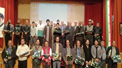 تجلیل از خادمان و موکب داران اربعین حسینی تیران و کرون در ایام فاطمیه