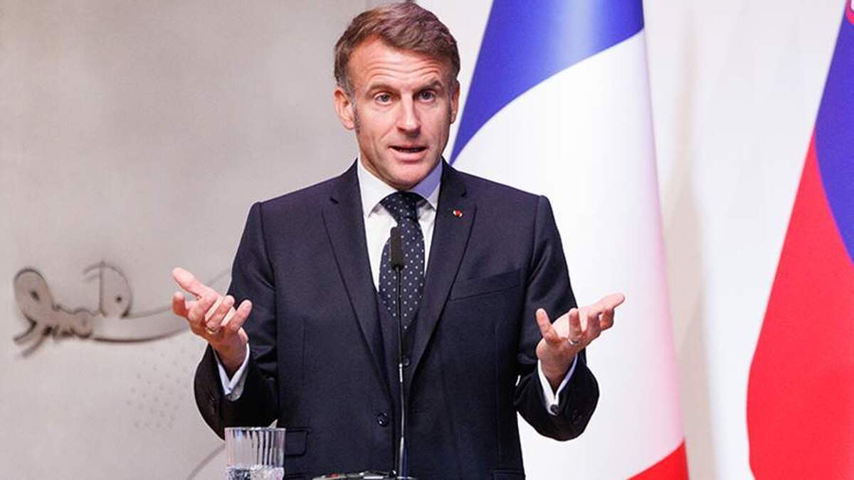 مکرون از طرح‌هایی برای افزایش فشار بر روسیه خبر داد.
