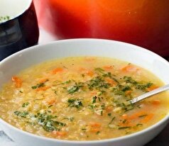 در ۸ مرحله سوپ مقوی و دلچسب عدس قرمز درست کنید