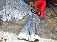 سقوط کارگر در مخزن تصفیه روغن به عمق حدود پنج متری در شهرک صنعتی آونگان