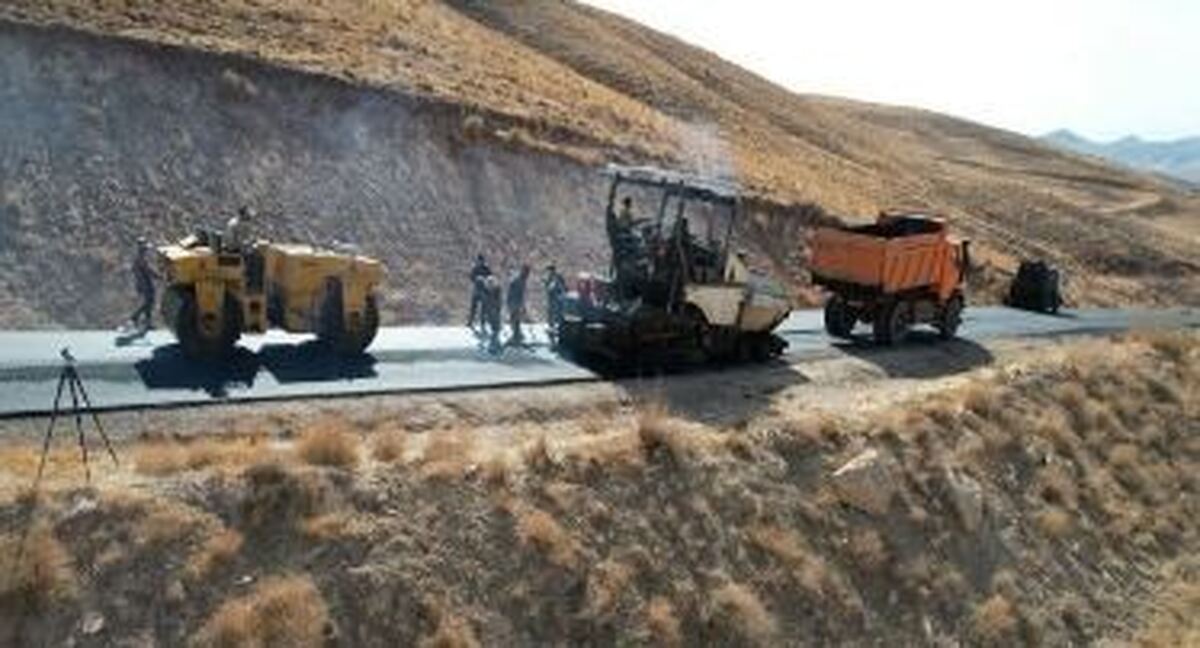 آسفالت مسیر سخت‌گذر میزوج آغاز شد