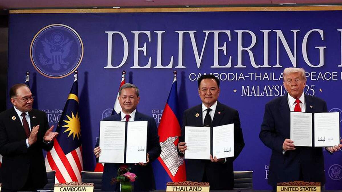 ترامپ با کامبوج و تایلند توافقنامههای تجاری امضا کرد