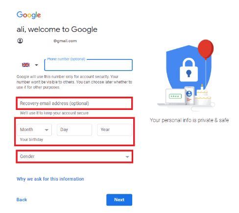 برای ساخت حساب جیمیل این کار‌ها را انجام دهید!
