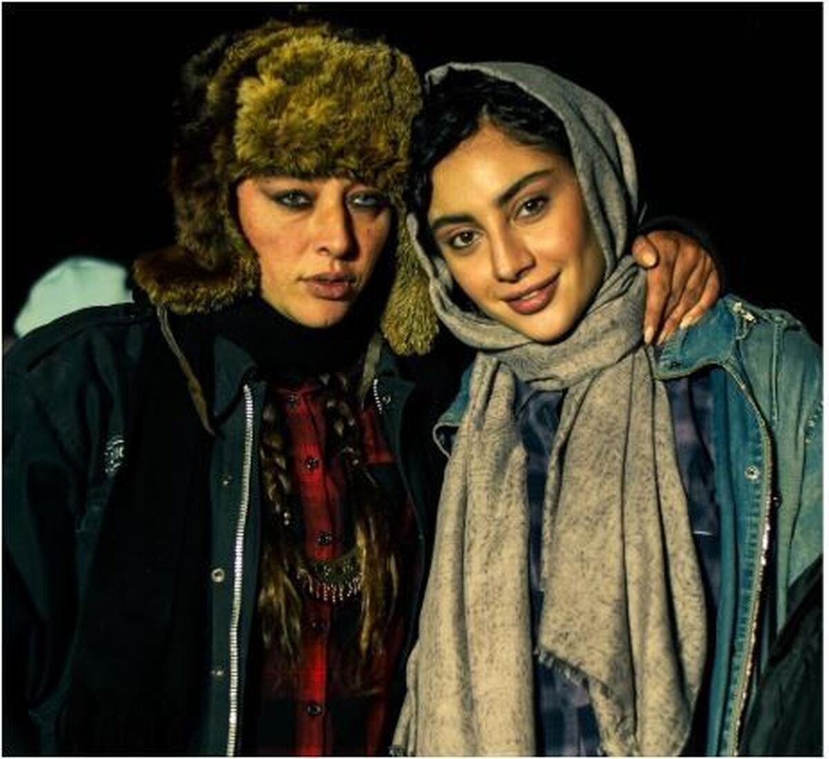 سلفی‌های یادگاری دو بازیگر خانم معروف در اتاق گریم «غربت»