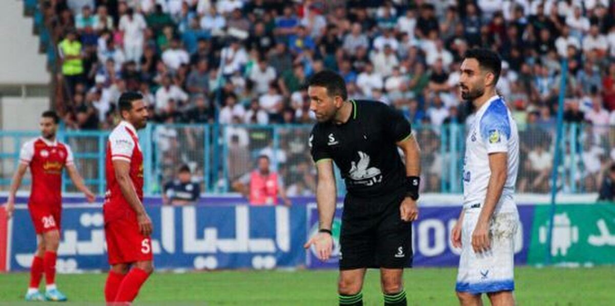 وحید کاظمی داور بازی تراکتور - پرسپولیس/ عرب‌براقی داور VAR شد