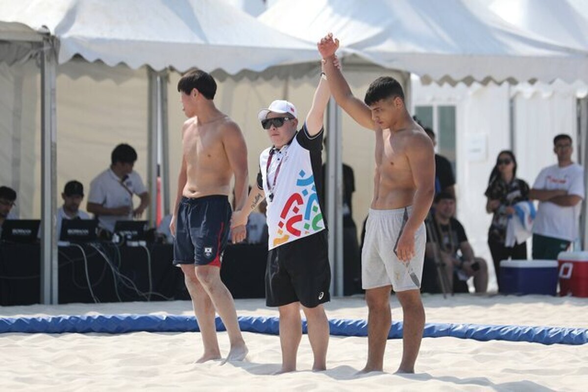 ۲ طلا و ۲ نقره کشتی ساحلی ایران در بازیهای آسیایی جوانان