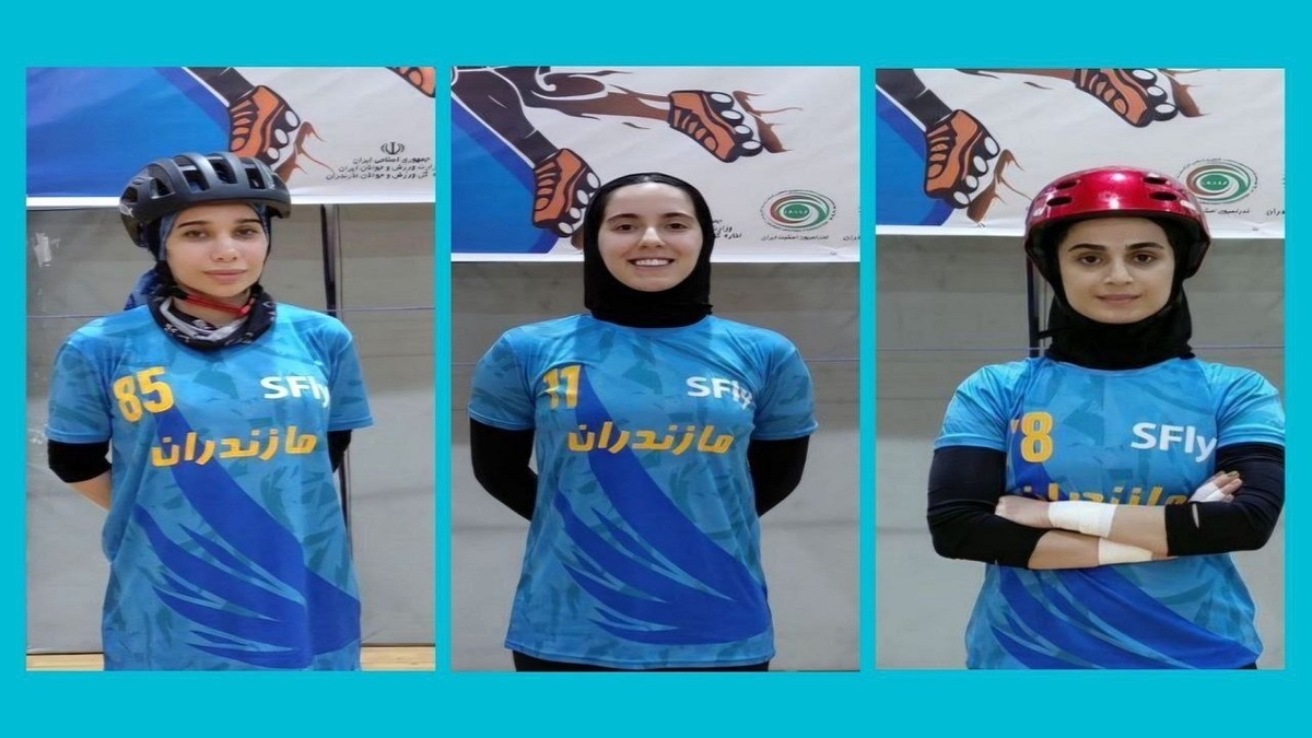 بانوان مازندرانی در اردوی تیم ملی اسکیت رولبال