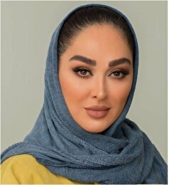 آرزوی اکثر خانوما، دسته گل اندازه قد خودشون/الهام حمیدی و دسته گلش ..