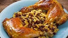 از غذاهای تکراری خسته شده‌اید اینبار برای ناهار پلو بحرینی درست کنید