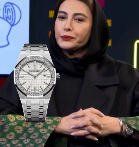 ساعت ۴ میلیارد تومانی فریبا نادری با ۴۰ عدد الماس تراش خورده ساعت ۴ میلیارد تومانی فریبا نادری با ۴۰ عدد الماس تراش خورده