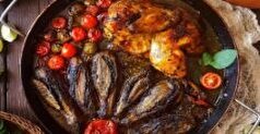 راز درست کردن خوراک مرغ و بادمجان لذیذ و خوشمزه غذای محبوب سبزواری‌ها