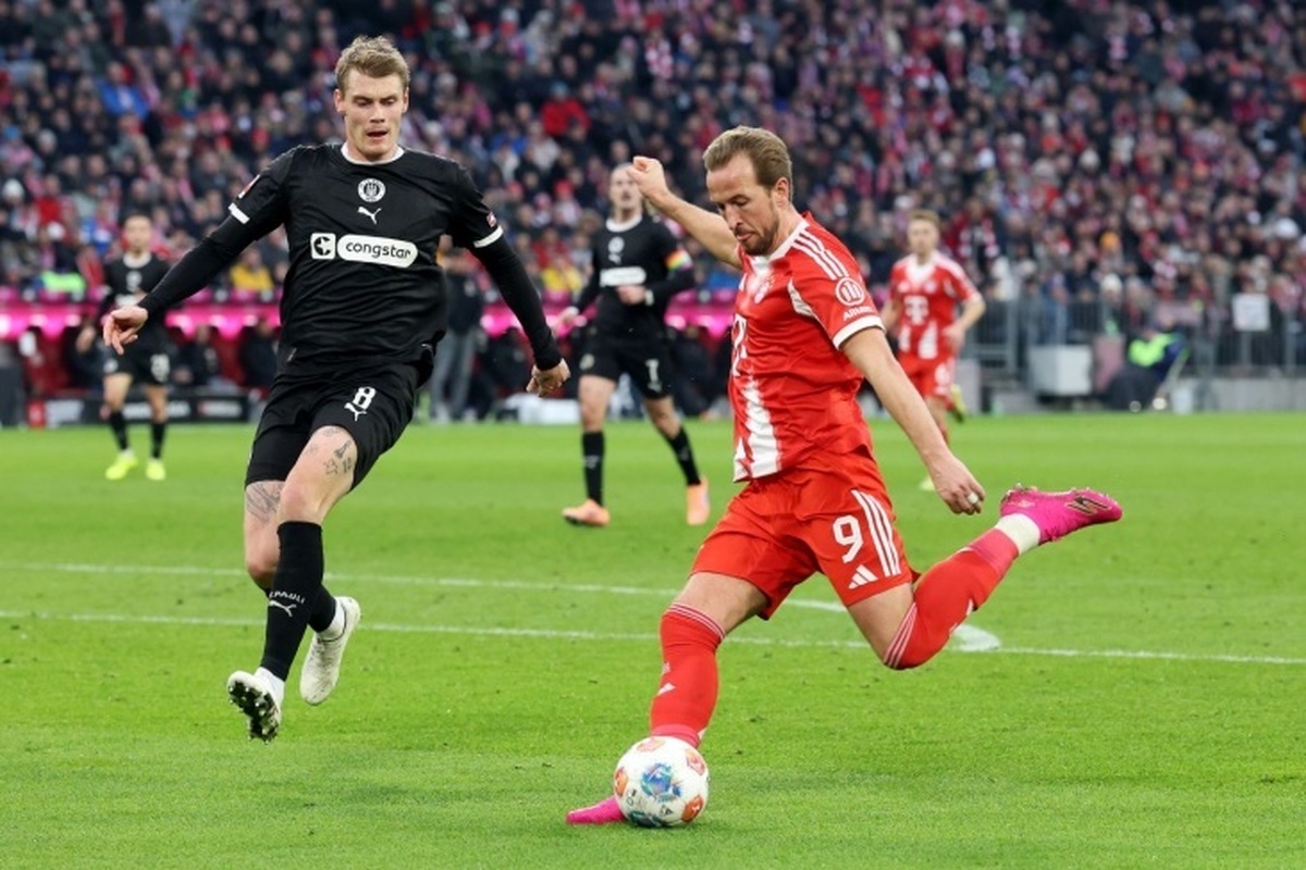 بایرن با رکورد گلزنی در هر بازی بوندس‌لیگا برابری کرد