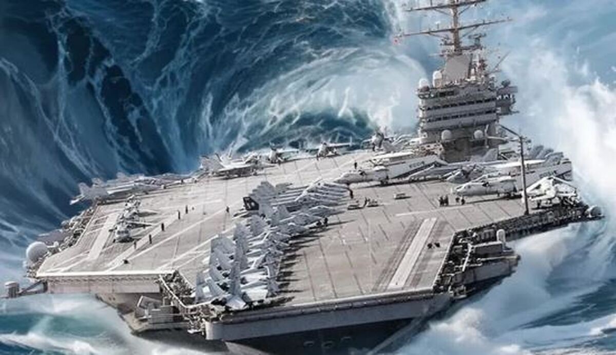 ناو‌های هواپیمابر سنگین چگونه استقامت خود را در هوا‌های طوفانی حفظ می‌کنند؟