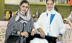 پوری بنایی با چادر صورتی گل گلی در فیلم قیصر+عکس